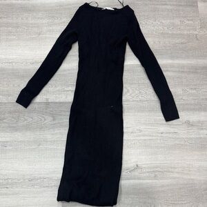 Zara Midi Ribbed Dress